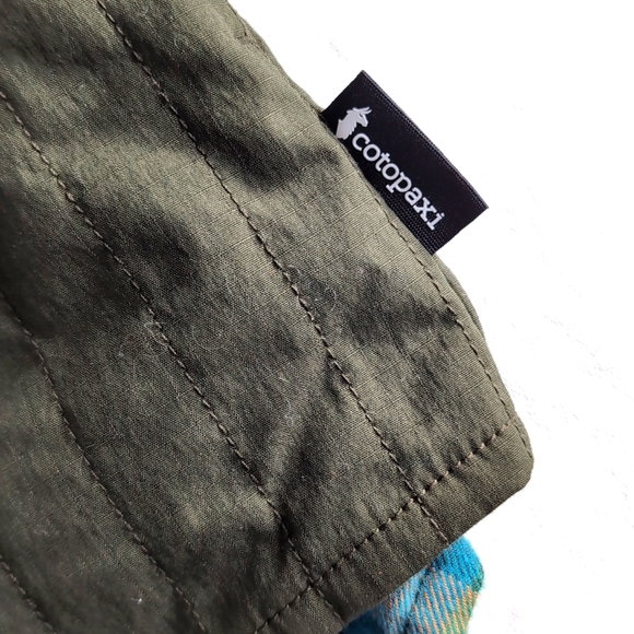 Cotopaxi Reversible Salto Insulated Flannel Jacket Plaid Blue Green Men's XL - Picture 11 of 11